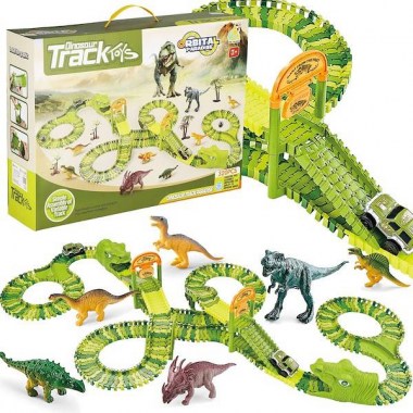 pol_pl_Tor wyscigowy park dinozaurow zestaw 320 elementow zabawka dla dzieci 33038_1