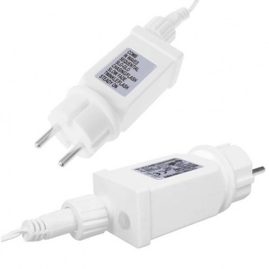 pol_pl_Kurtyna swietlna 200 led girlanda lampki wewnetrzno zewnetrzne sople zimny bialy 29758_4