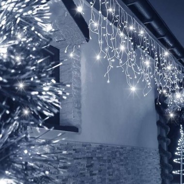 pol_pl_Kurtyna swietlna 300 led girlanda lampki wewnetrzno zewnetrzne sople zimny bialy z flash 31518_8