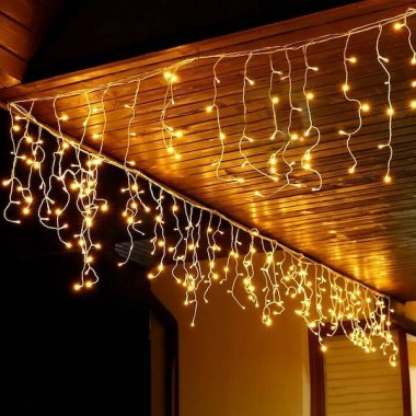 pol_pl_Kurtyna swietlna 500 led girlanda lampki wewnetrzno zewnetrzne sople cieply bialy 29772_2