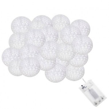 pol_pl_Lampki dekoracyjne cotton balls 30 LED 30 kul biale 28262_2