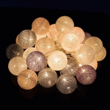 pol_pl_Lampki dekoracyjne cotton balls 30 LED 30 kul rozowe szare 28270_5