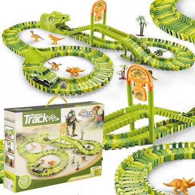 pol_pl_Tor wyscigowy park dinozaurow zestaw 168 elementow zabawka dla dzieci 33040_1
